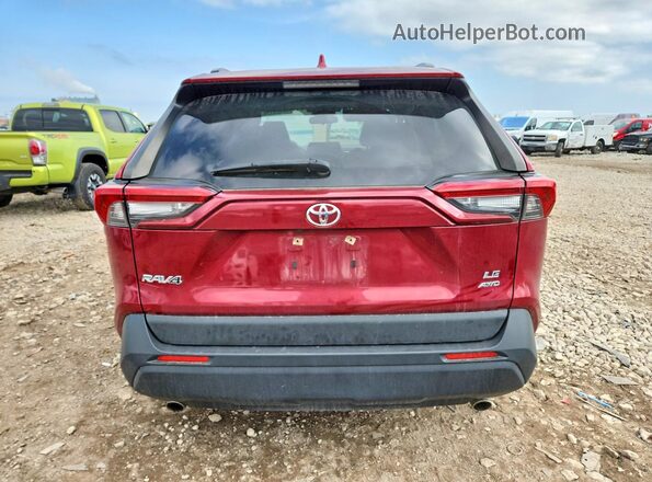 JTMF1RFVXKD036952 2019 TOYOTA RAV4 Red Вид ззаду