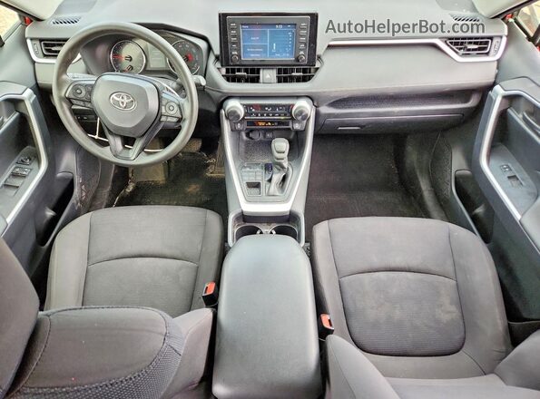 JTMF1RFVXKD036952 2019 TOYOTA RAV4 Red Вид панелі приладів