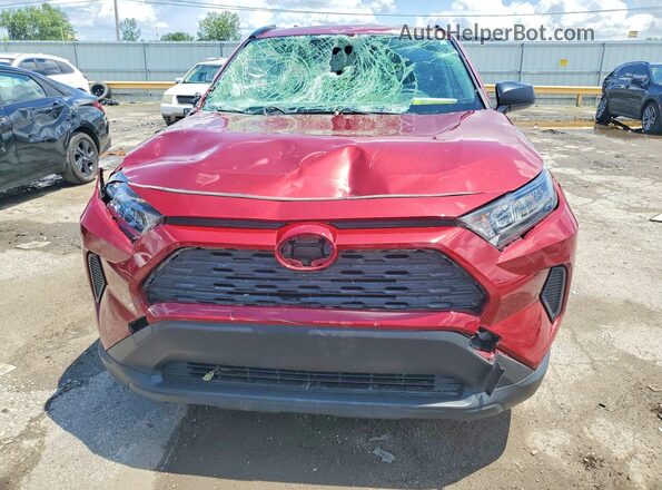 JTMF1RFVXMD072689 2021 TOYOTA RAV4 Red Vista frontal