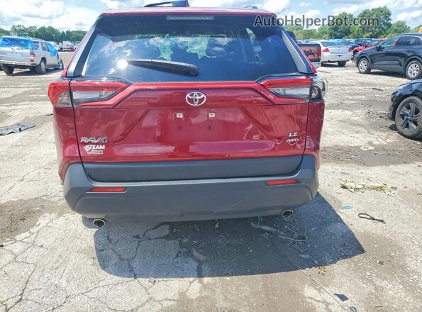 JTMF1RFVXMD072689 2021 TOYOTA RAV4 Red Vista trasera