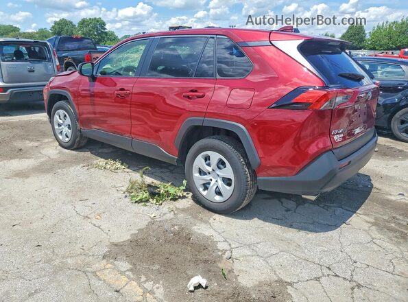 JTMF1RFVXMD072689 2021 TOYOTA RAV4 Red Trasero izquierdo