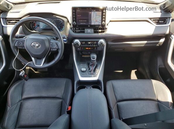 JTMFB3FV0MD041901 2021 TOYOTA RAV4 Синий Вид панели приборов
