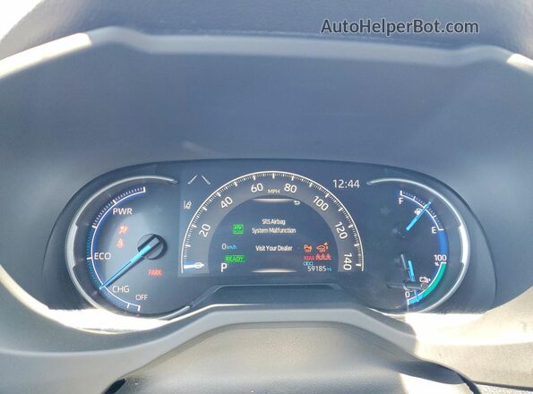 JTMFB3FV0MD041901 2021 TOYOTA RAV4 Синий Вид щитка приборов