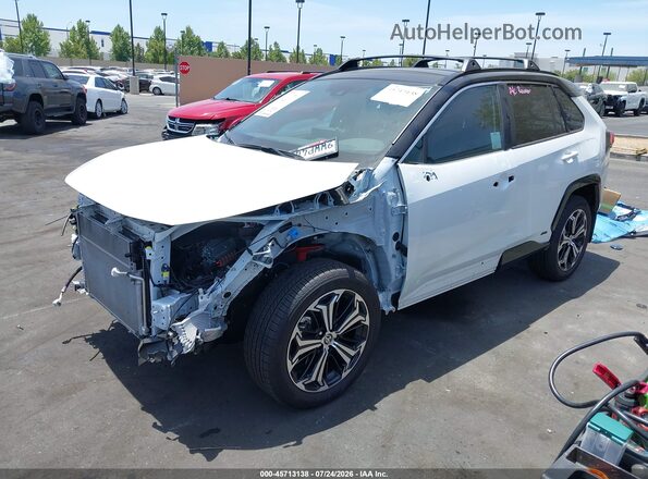 JTMFB3FV0SD292222 2025 TOYOTA RAV4 PLUG-IN HYBRID White Առջևի ձախ երեք քառորդ տեսարան