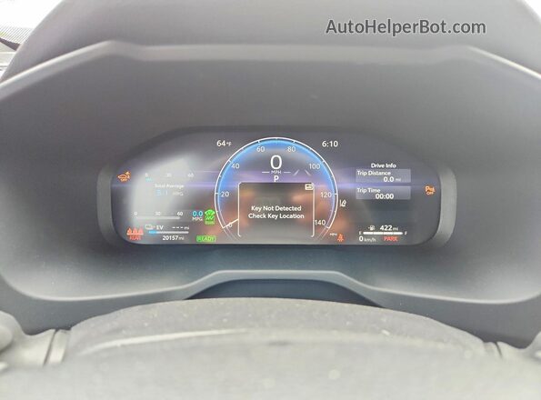 JTMFB3FV1RD191295 2024 TOYOTA RAV4 Blue Սարքավորումների վահանակի տեսք