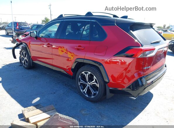 JTMFB3FV2SD268987 2025 TOYOTA RAV4 PLUG-IN HYBRID Red Rear left