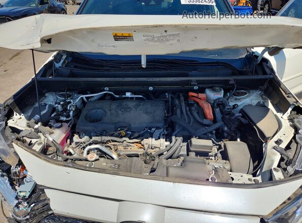 JTMFB3FV4MD064730 2021 TOYOTA RAV4 White ძრავის განყოფილების ხედი