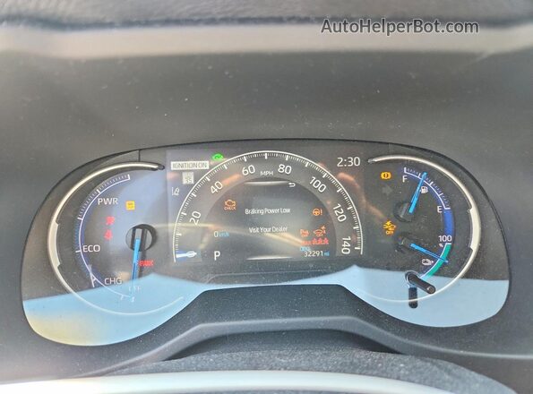 JTMFB3FV4MD064730 2021 TOYOTA RAV4 White ხელსაწყოთა პანელის ხედი