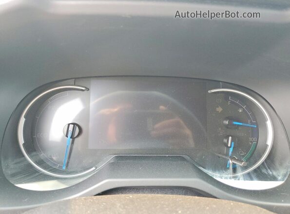 JTMFB3FV5MD052554 2021 TOYOTA RAV4 Silver Вид щитка приладів