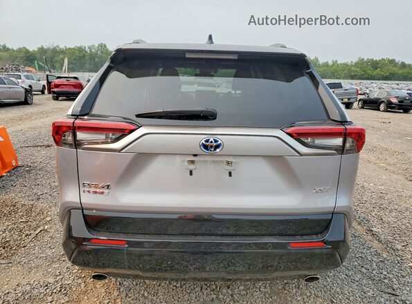 JTMFB3FV5MD052554 2021 TOYOTA RAV4 Silver Вид ззаду