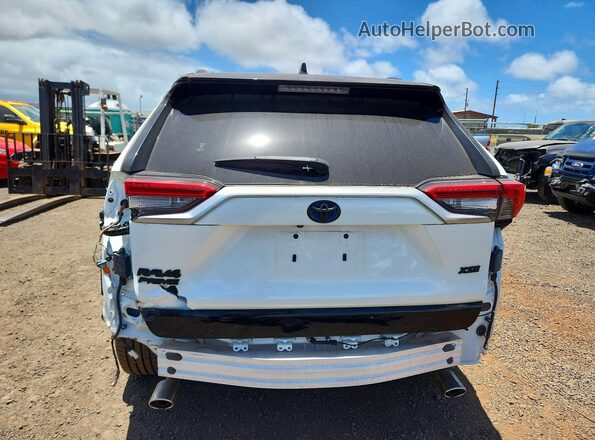 JTMFB3FV6MD070819 2021 TOYOTA RAV4 White უკანა ხედი