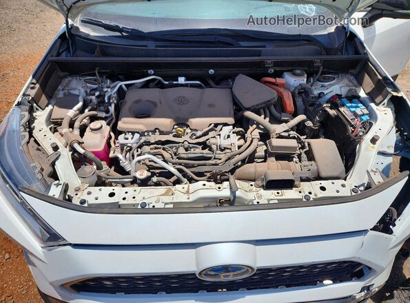 JTMFB3FV6MD070819 2021 TOYOTA RAV4 White ძრავის განყოფილების ხედი