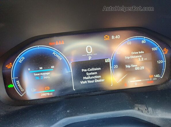 JTMFB3FV7RD233727 2024 TOYOTA RAV4 Blue Սարքավորումների վահանակի տեսք