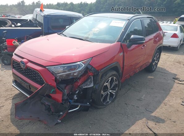 JTMFB3FVXMD060004 2021 TOYOTA RAV4 PRIME Red Widok z przodu