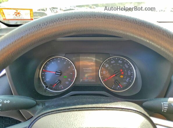 JTMG1RFV0KD016942 2019 TOYOTA RAV4 White Instrument cluster view