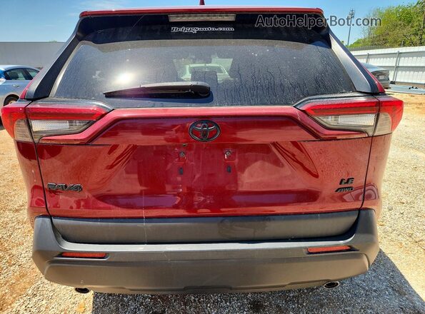JTMG1RFV5KD502713 2019 TOYOTA RAV4 Maroon Vista trasera
