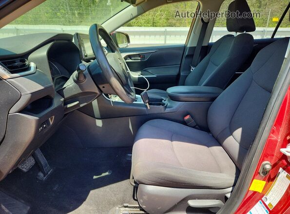 JTMG1RFV5KD502713 2019 TOYOTA RAV4 Maroon Vista interior delantera