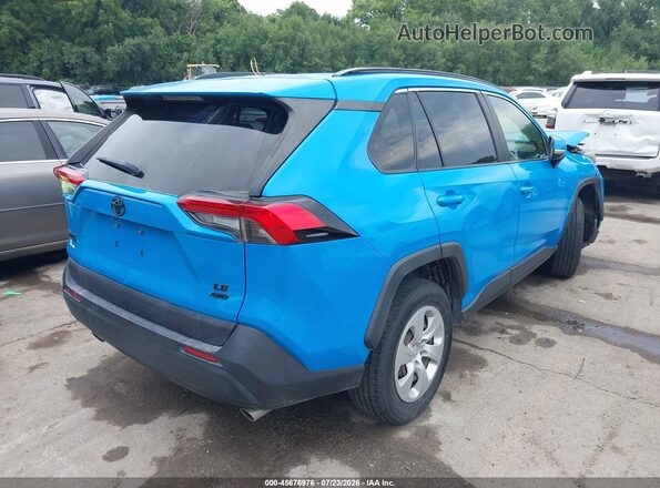 JTMG1RFV7KJ007432 2019 TOYOTA RAV4 Синий Задняя правая четверть