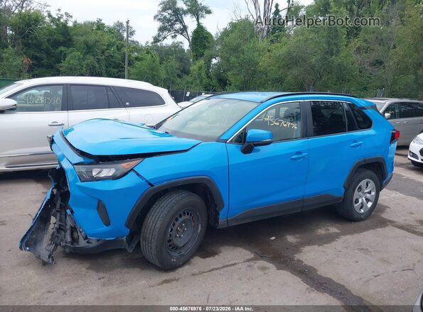 JTMG1RFV7KJ007432 2019 TOYOTA RAV4 Синий Панорамный вид салона 360°