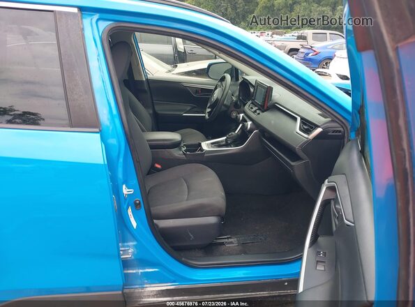 JTMG1RFV7KJ007432 2019 TOYOTA RAV4 Синий Вид салона спереди