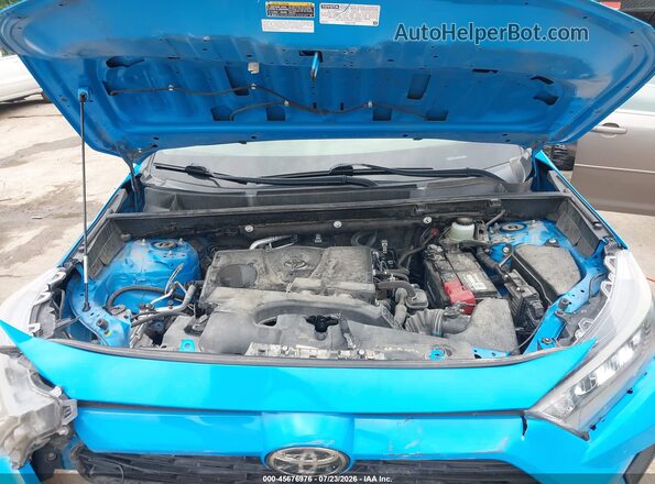 JTMG1RFV7KJ007432 2019 TOYOTA RAV4 Синий Вид сзади