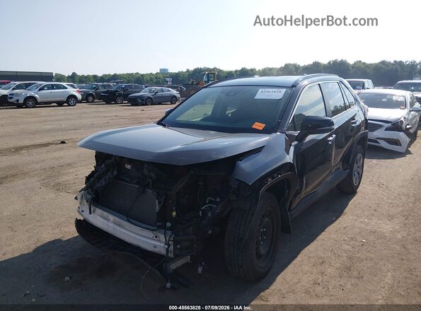 JTMG1RFV9LD055935 2020 TOYOTA RAV4 Black Vista tres cuartos delantera izquierda