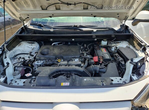 JTMG1RFVXKJ006095 2019 TOYOTA RAV4 White Vista del compartimento del motor