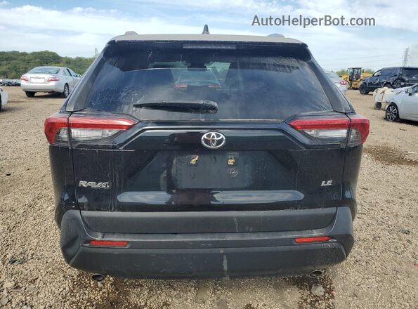 JTMH1RFV0KJ006272 2019 TOYOTA RAV4 Black Вид ззаду