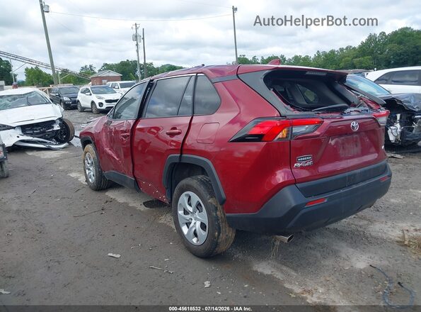 JTMH1RFV1KD501367 2019 TOYOTA RAV4 Red Задня ліва чверть