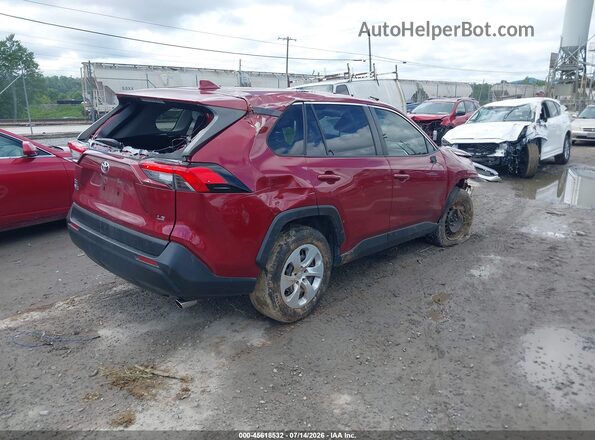 JTMH1RFV1KD501367 2019 TOYOTA RAV4 Red Задня права чверть