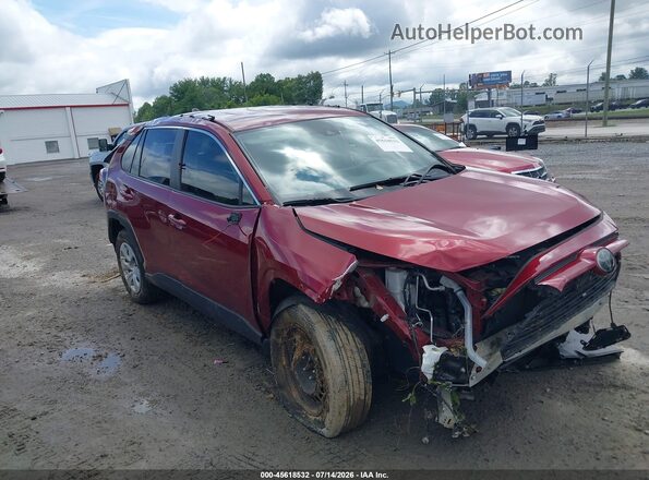 JTMH1RFV1KD501367 2019 TOYOTA RAV4 Red Вид спереду