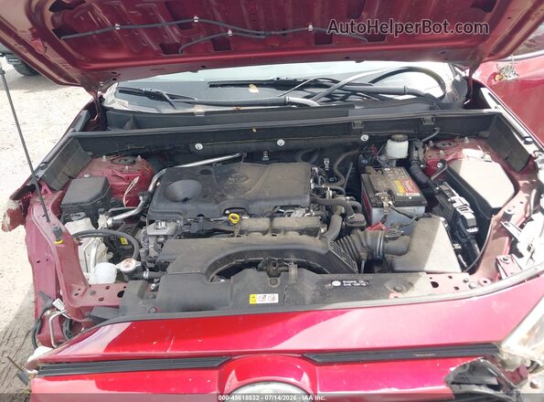JTMH1RFV1KD501367 2019 TOYOTA RAV4 Red Вид ззаду