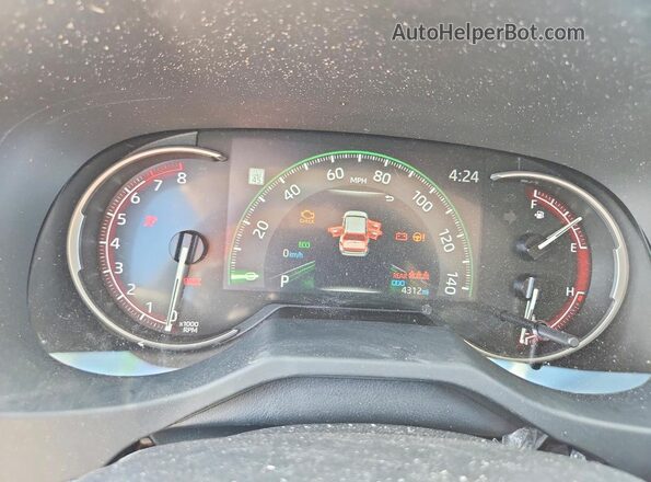 JTMH1RFV2SD139341 2025 TOYOTA RAV4 Silver ხელსაწყოთა პანელის ხედი