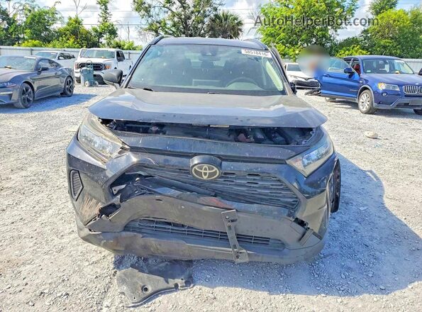 JTMH1RFV4KJ007909 2019 TOYOTA RAV4 Black წინა ხედი