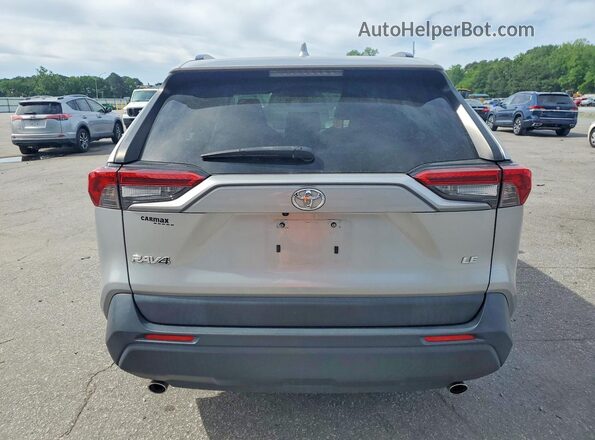 JTMH1RFV5KJ007126 2019 TOYOTA RAV4 Silver Вид ззаду