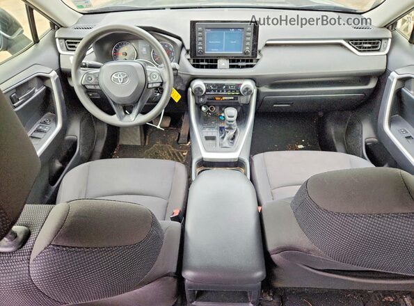 JTMH1RFV8KJ005239 2019 TOYOTA RAV4 Gray Widok deski rozdzielczej