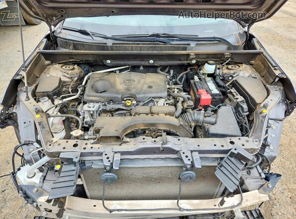 JTMH1RFV8KJ005239 2019 TOYOTA RAV4 Gray Widok komory silnika
