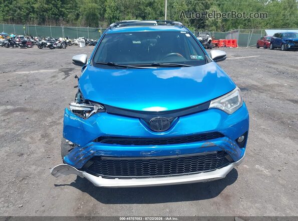 JTMJFREV0GD183561 2016 TOYOTA RAV4 Blue Instrument cluster view