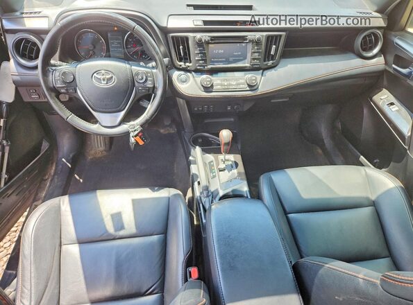 JTMJFREV1HD213040 2017 TOYOTA RAV4 Gray Вид панелі приладів