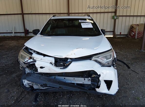 JTMJFREV4HJ700220 2017 TOYOTA RAV4 White Widok zestawu wskaźników