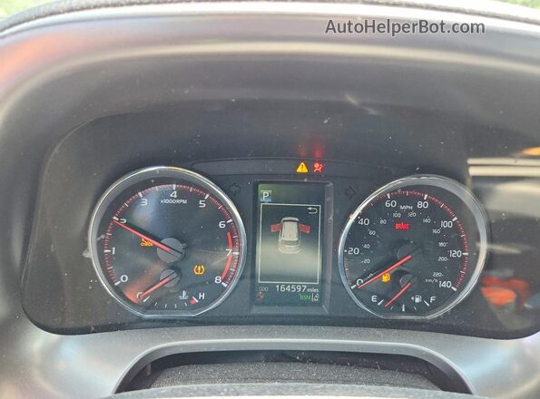 JTMJFREV8HJ701208 2017 TOYOTA RAV4 Blue Widok zestawu wskaźników