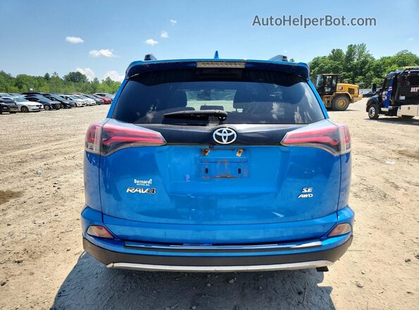 JTMJFREV8HJ701208 2017 TOYOTA RAV4 Blue Widok z tyłu