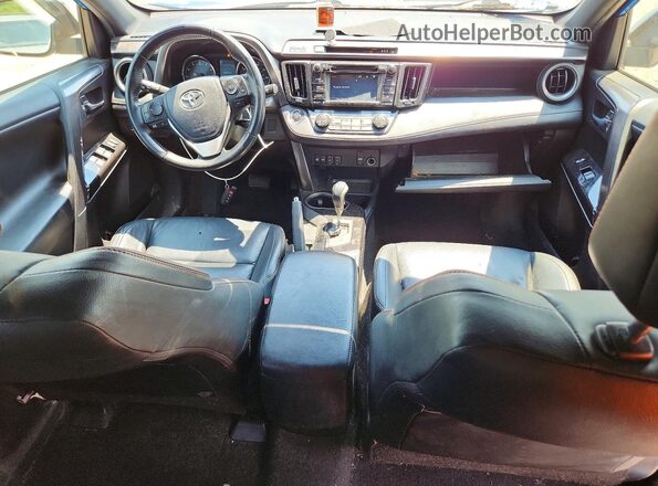 JTMJFREV8HJ701208 2017 TOYOTA RAV4 Blue Widok deski rozdzielczej