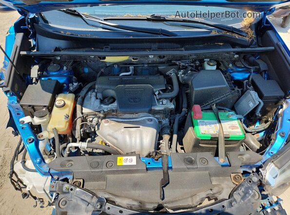 JTMJFREV8HJ701208 2017 TOYOTA RAV4 Blue Widok komory silnika