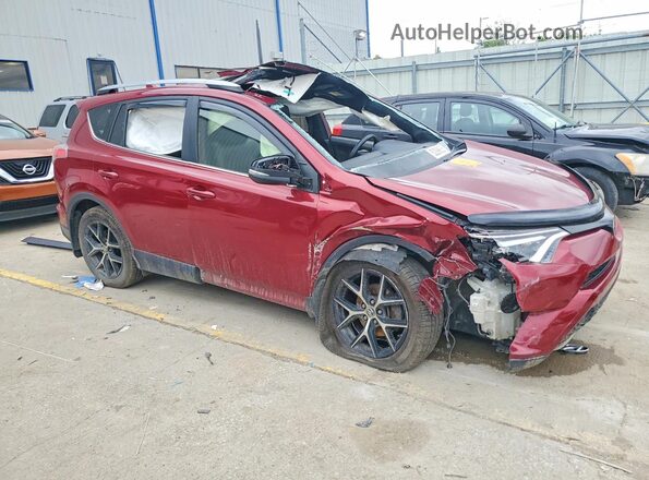 JTMJFREV8JD236899 2018 TOYOTA RAV4 Burgundy Передня права чверть