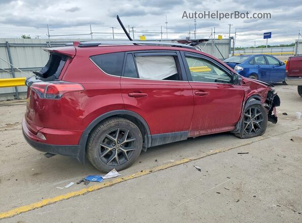 JTMJFREV8JD236899 2018 TOYOTA RAV4 Burgundy Задня права чверть
