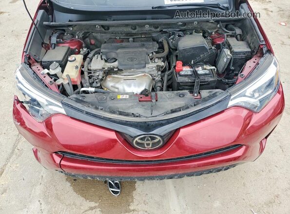 JTMJFREV8JD236899 2018 TOYOTA RAV4 Burgundy Вид підкапотного простору