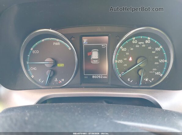JTMJJREV3JD173774 2018 TOYOTA RAV4 HYBRID Gray უკანა სავარძლების ხედი