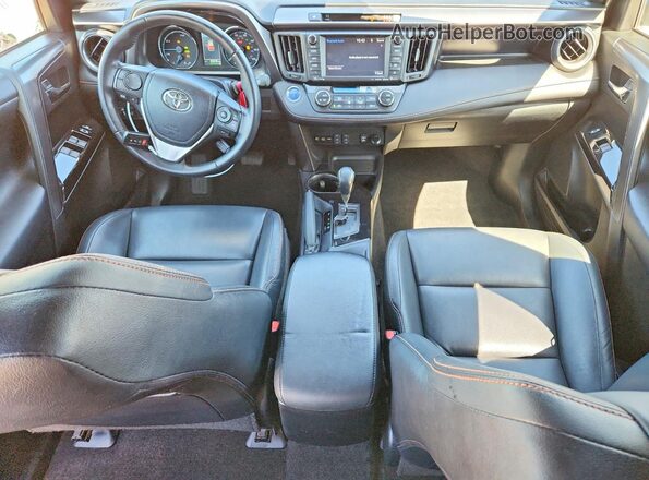JTMJJREV4HD077016 2017 TOYOTA RAV4 Black Вид панелі приладів