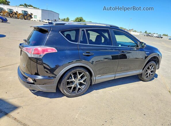 JTMJJREV4HD077016 2017 TOYOTA RAV4 Black Задня права чверть
